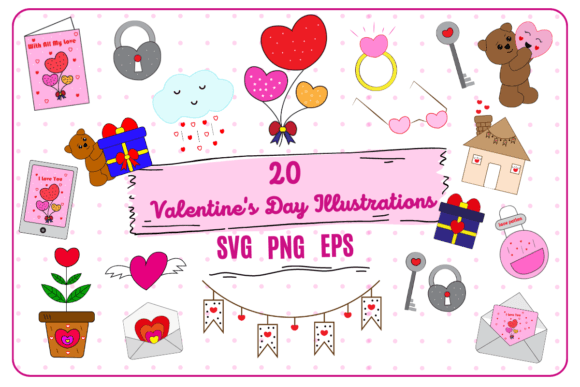 20 Valentine's Day Illustrations