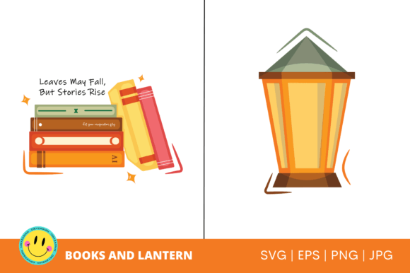 Books and Lantern - Autumn Collections