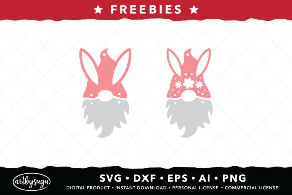 Easter Gnome Earrings SVG Freebies