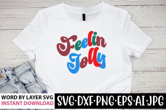 Feelin Jolly Retro SVG Review: A Festive Embroidery Design for Real Projects