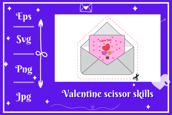 Love Message – Valentine Scissors Skills