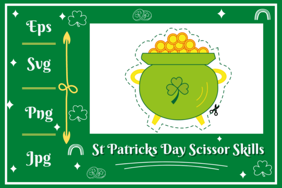 Pot of Gold Scissors Skills Graphics