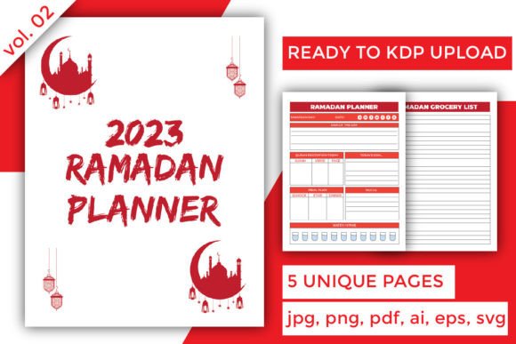 Ramadan Planner 5 Unique Templates 2023