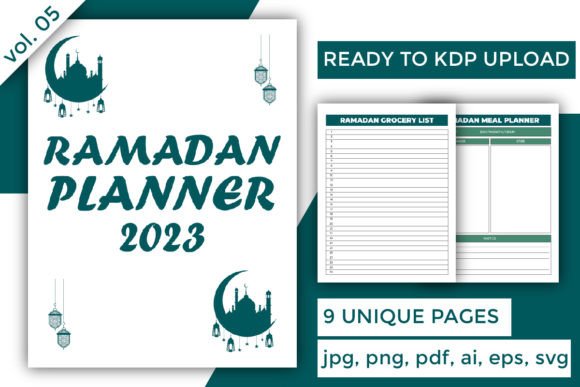 Ramadan Planner 9 Unique Templates 2023