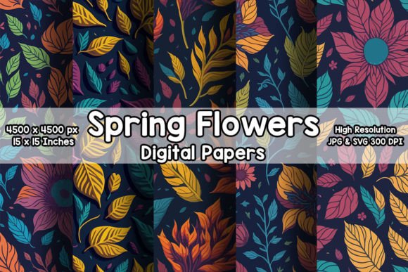 Spring Flowers Pattern Collection PART 3