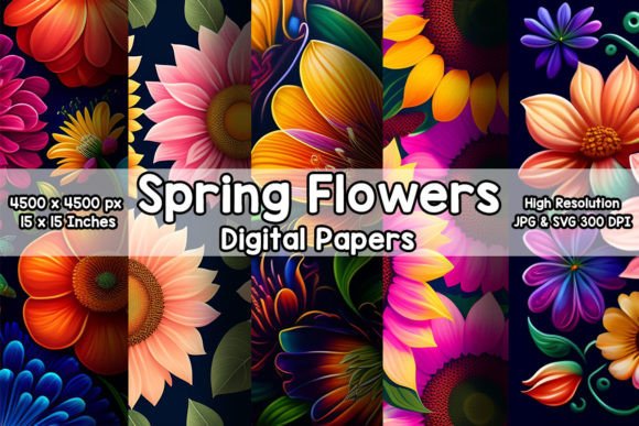Spring Flowers Pattern Collection PART 5