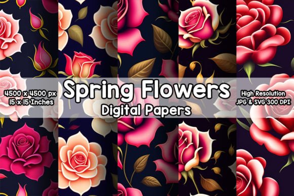 Spring Flowers Pattern Collection PART 6