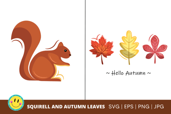 Squirell Fall Leaves, Fall Collections