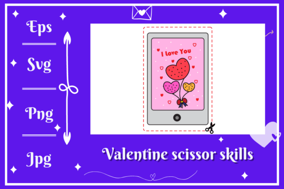 Valentine's Day Scissors Skills Graphics